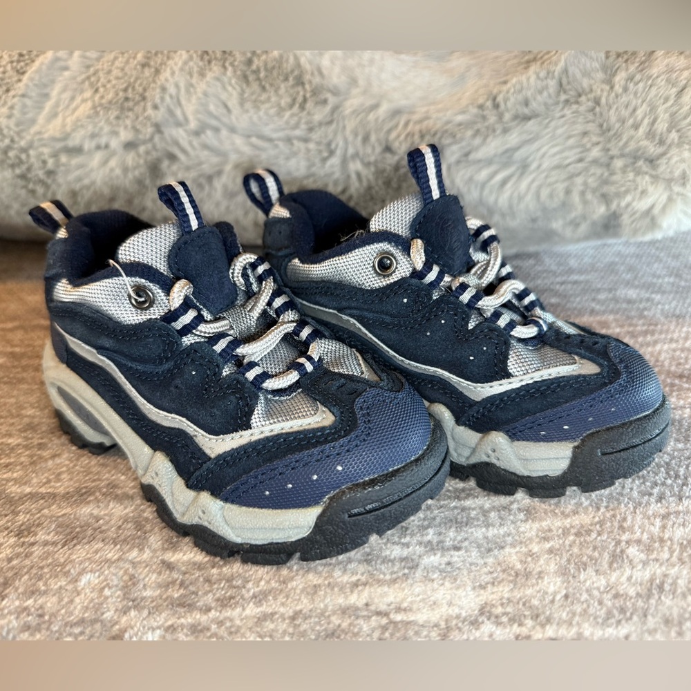 Children's Navy and Gray Sneakers NWOT